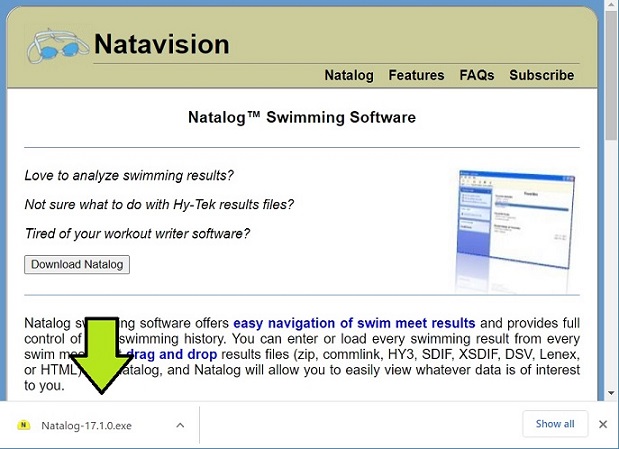 Picture of downloaded file